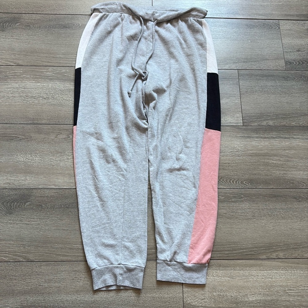LL76 Ardene color blocked sweat pants joggers